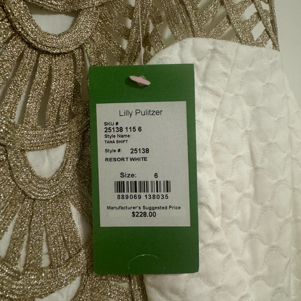 Reposh - NWT Lilly Pulitzer Tana Shift Dress, Size 6 - Picture 5 of 6